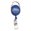 30" Cord Retractable Carabiner Style Badge Reel & Badge Holder (Overseas)